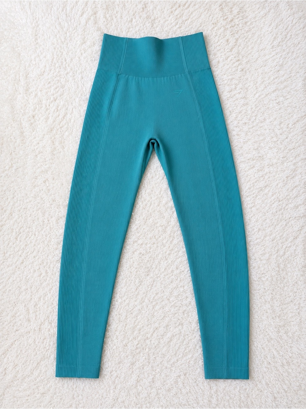 Gymshark Seamless High Waist Teal Workout Leggings Size Small